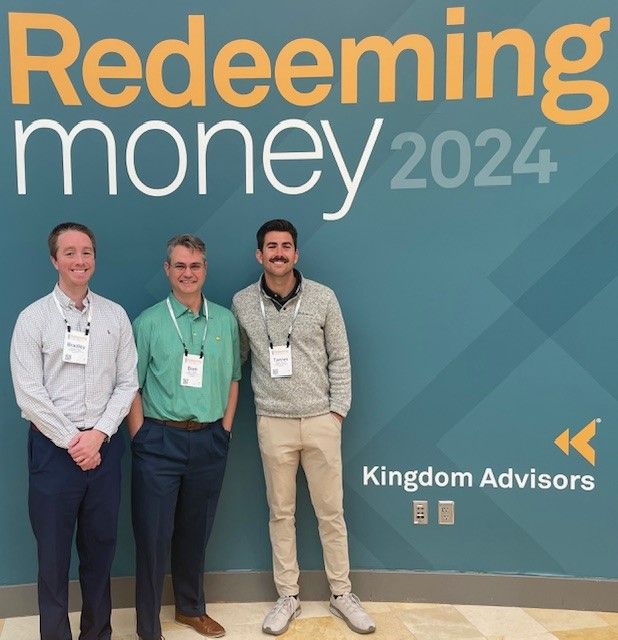 We just got back from the 2024 Kingdom Advisor conference and had a blast. We gleaned a lot of wisdom in areas like charitable giving, Biblically responsible investing, and much more!