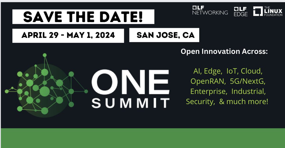 opi_project's tweet image. .@opi_project will be at @LF_Networking&apos;s #ONESUMMIT on April 29-May 1 in San Jose, California. @F5&apos;s @ppindell will give an overview of #OPIProject and a demo. Learn more: hubs.la/Q02kBVWv0 #opensource @linuxfoundation #opennetworking #DPUs #IPUs