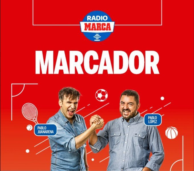 RadioMARCA's tweet photo. 💥 ¡ARRANCA @Marcador con #LosPablos!

🤣 Oye... ¿¿¿López??? @PabloLopezRadio

🤣 ¡¡¡Dime, Juanarena!!! @ElSpeaker

🤽 Semifinal del Mundial masculino de Waterpolo

🇪🇦🇮🇹 ¡España busca la final ante Italia! 

📻https://t.co/ilgsizI4uT https://t.co/koC6Eze6wg