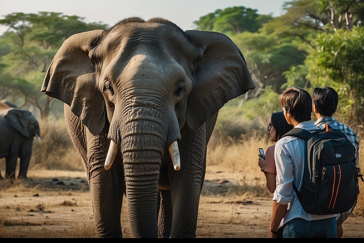 Unforgettable moments await student travelers! 🌍✈️ Experience the wonder of meeting elephants during your gap year adventures. Embrace the magic of wildlife and create memories that last a lifetime. #StudentTravel #GapYear #ElephantEncounters 🐘✨