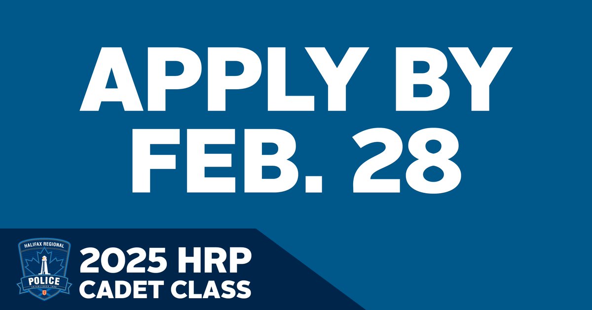 JoinHRP's tweet photo. The deadline to apply for our 2025 Cadet Class is Feb. 28. Your application must include: a resume, cover letter & copies of your birth certificate, driver’s license, academic grade 12 transcript or post-secondary transcript. #JoinHRP, apply here: https://t.co/lbsJCrqGme. https://t.co/o7vGkXjHmC