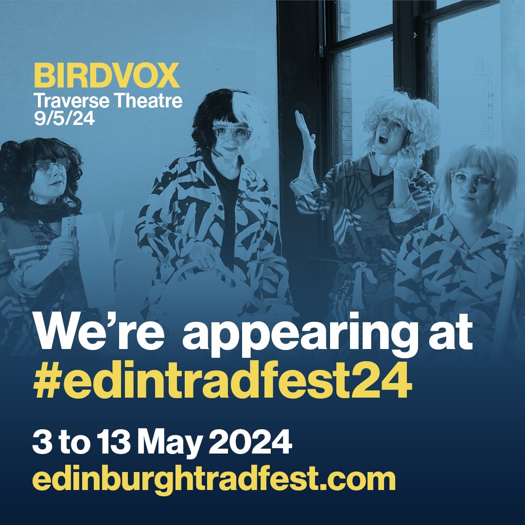 Announcing the birth of this musical adventure with these fierce women! @EdinTradfest