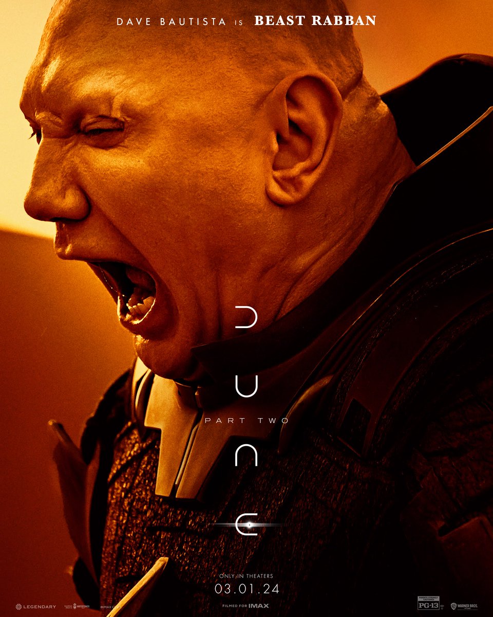 filmabudhabi's tweet photo. 2 weeks to go for Dune: Part Two, directed by #DenisVilleneuve hits theaters.

Featuring across 20 locations #InAbuDhabi’s #LiwaDesert transformed into planet Arrakis.

Filmed with support from #ADFC and @epicfilmsme, the next chapter in the @dunemovie arrives February 29th, in the Middle East.

@davebautista | @legendary | @warnerbrosme | @dunemovie | @wbpictures

#DuneMovie #DunePartTwo #ADFC #FilmInAbuDhabi