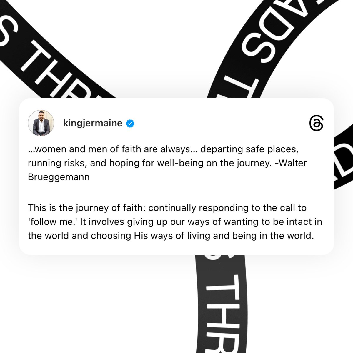 kingjermaine's tweet photo. #FaithJourney #SpiritualGrowth #WalterBrueggemann #ChristianLiving #FollowHim #SpiritualJourney #FaithOverFear #GodsPath #ChristianContent #InspirationalQuotes #BibleTeaching #TheologyMatters #FaithInAction #LivingFaith #GodsPlan #lent #lentdevotional https://t.co/AcpeuUqFPG