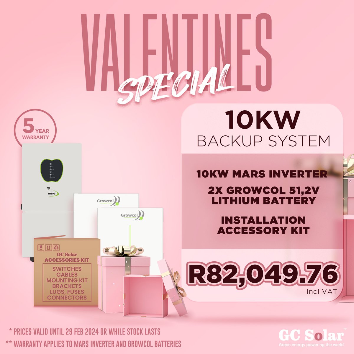 GCSolarSolution's tweet image. The Mars 10kW hybrid inverter with a Growcol 51.2V Lithium Ion 100Ah battery is an amazing solution for Backup power for homes and businesses. In the event of a power outage, the system can provide backup power to critical appliances and lights. 

Visit:
bit.ly/10kw-backup-va…