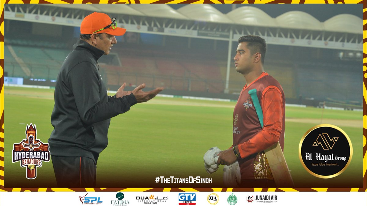 Learning from the best 👌🏏

#TitansOfSindh | #AlHayatGroup | #ZBKSPL