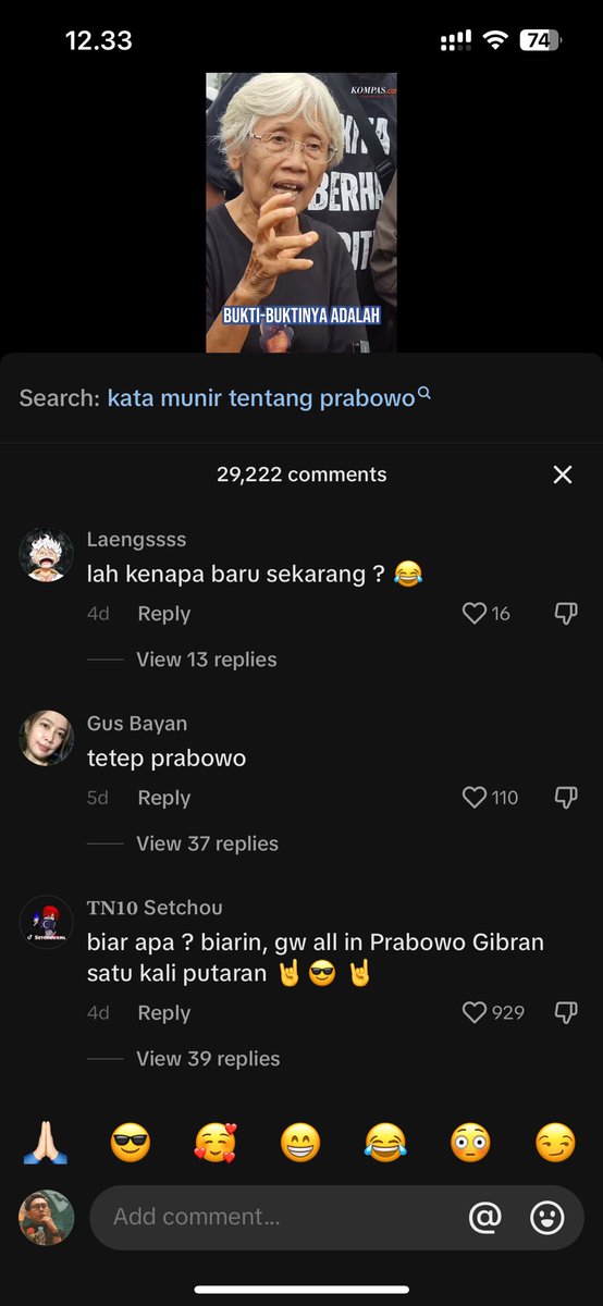 "Pengguna X mengira seluruh penduduk Indonesia ada di X."

"Dirty Vote ramai di X, echo chamber. Dan gak berdampak di TikTok, grassroots."

Sejak 2009 di Twitter, komentar seperti ini hanya di TikTok.

🙏🏻