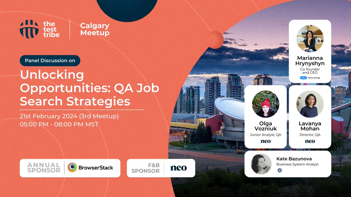 Following the amazing turnout at our 2nd Software Testers Meetup, we’re excited to bring you all to the 3rd meetup, which is just around the corner! 🎉