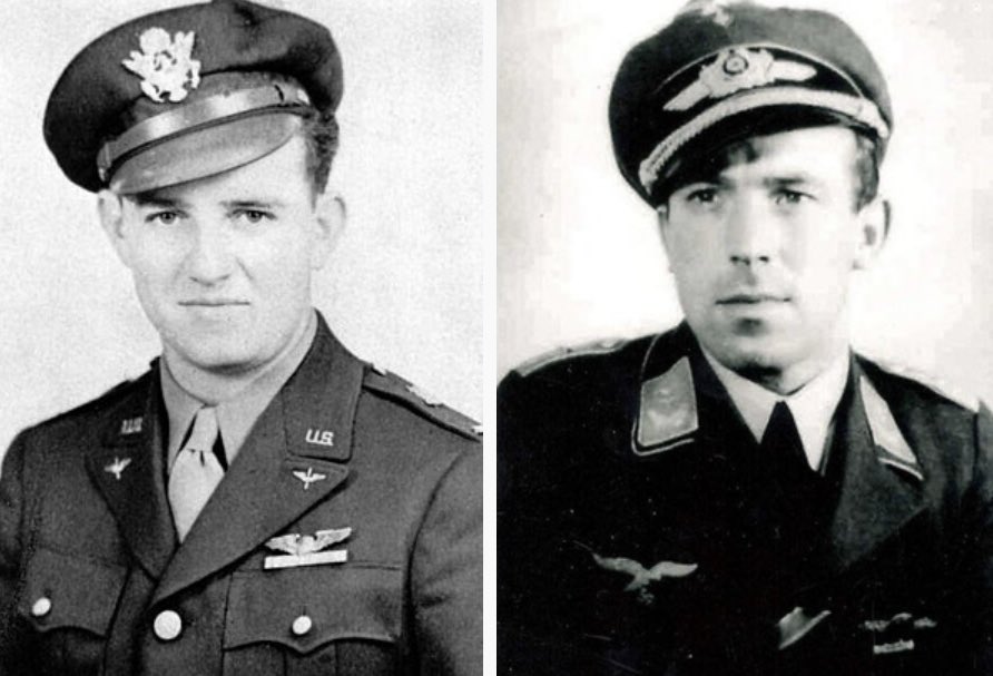 During WWII, a German Luftwaffe pilot, Franz Stigler, spotted American pilot Charlie Brown’s crippled plane in the sky. 

Tailing it, he noticed that gunner was dead, crew injured, and they posed no threat. Instead of destroying the plane, he led it to safety. 

After an
