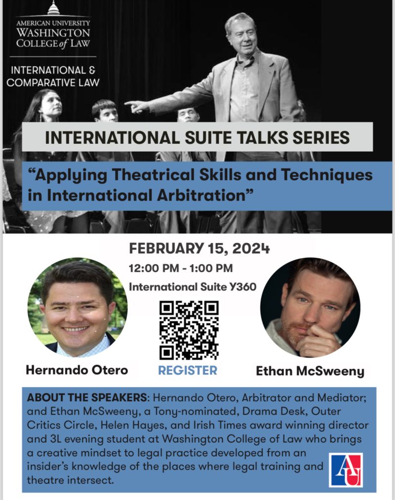 Join us for an exceptional lunchtime meeting TODAY at 12 PM in the International Suite! 🌍 For those in DC, let's gather in person, and for others, hop onto Zoom using the link below. 👇

auwcl.zoom.us/j/93024027385?…

#ThursdayMeeting #Networking #VirtualMeeting  #Arbitration