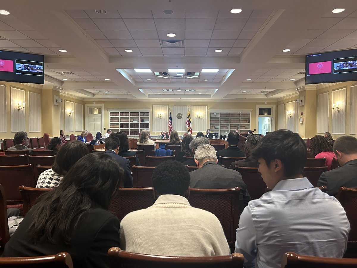 accountabletech's tweet image. LAST NIGHT: Supporters of the #MDKidsCode testified in front of the #MDLeg, urging state senators to pass the landmark bipartisan bill to protect young people online by design and default. 🧵
