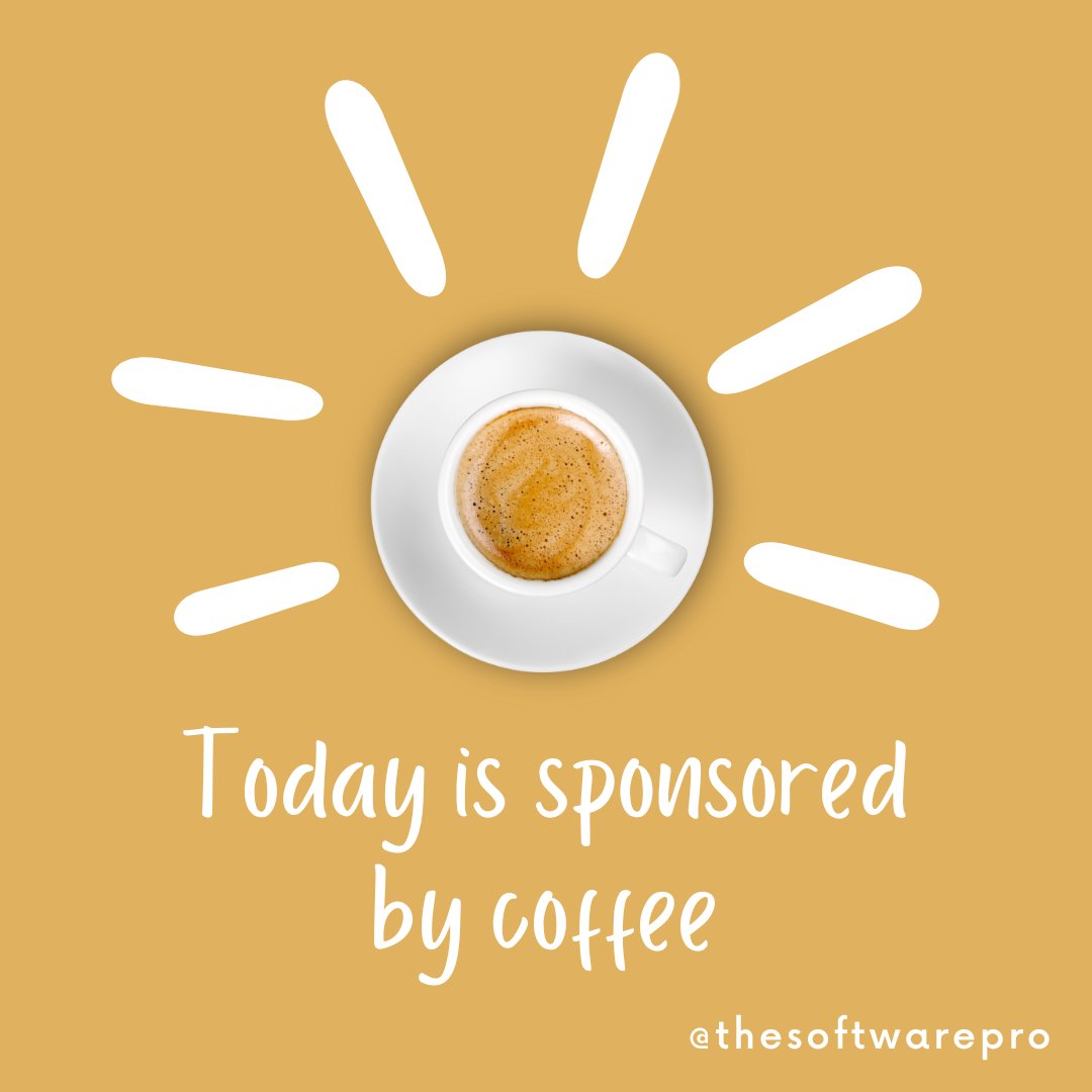 Today is sponsored by coffee Enjoy!!! Fueled by gratitude😊, fun😎 & coffee ☕ . . . . #Coffee #DrinkCoffee #CoffeeLove #CoffeeHumor #Insights #MorningRituals #LoveToLaugh #SmileEveryDay #Sunshine #HappyThoughts #Gratitude #HaveFun #Inspiration