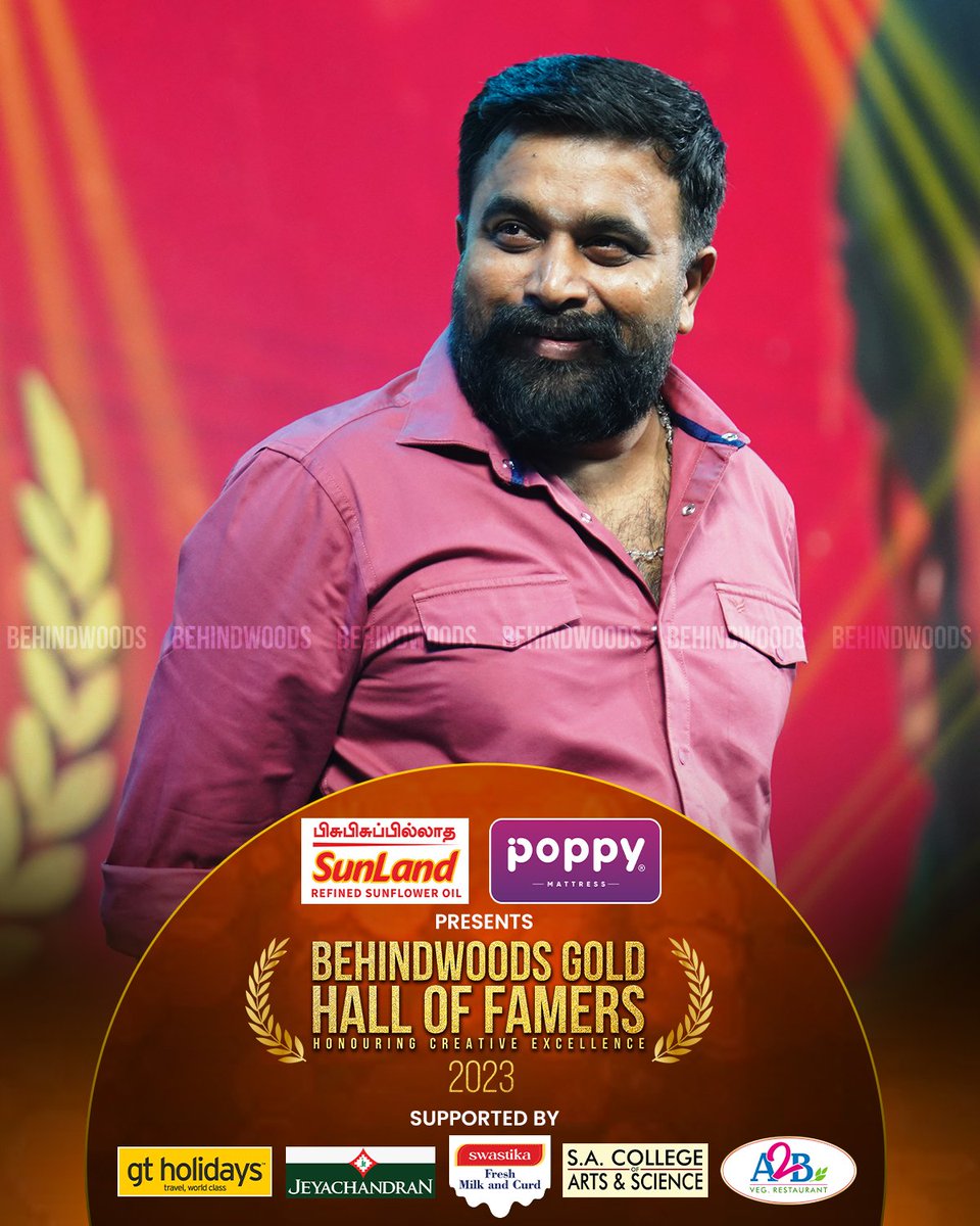 Sasikumar shines at the Behindwoods Gold Hall of Famers Event 2023 🔥

@sasikumardir 

#poppymattress #gtholidaysin #jeyachandrantextiles #a2bofficial
#viscomsacas #ktvhealthfood
 #BehindwoodsGoldHallOfFame #BGHF2024 #BehindwoodsAwards