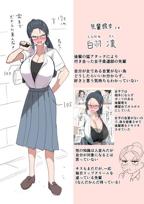 先輩彼女 キャラ紹介 