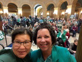 A big 🗣️shoutout to our 2 amazing #MN robust #EqualRightsAmendment Ballot Initiative bill Chief Authors -
🌟Representative @KaohlyVangHer & 
🌟Senator @MaryKunesh9 

TY!

#TimesUp #DoneOClock #NotOneMoreYear #equality #EqualityForAll #mnleg #Day1forERA #ERAnow #mnleg 
#ERAin2024