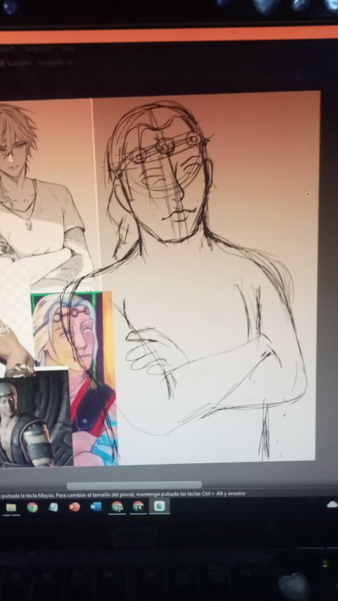 Tani_Artist's tweet photo. Confía en el proceso ☝️✨
Estoy rehaciendo esté dibujo del 2019, veamos que tanto eh mejorado con el pasar de estos años
#MKX #FujinMK #Fujin #MortalKombat #MortalKombatX #MKFujin https://t.co/8wBqCJc3HY