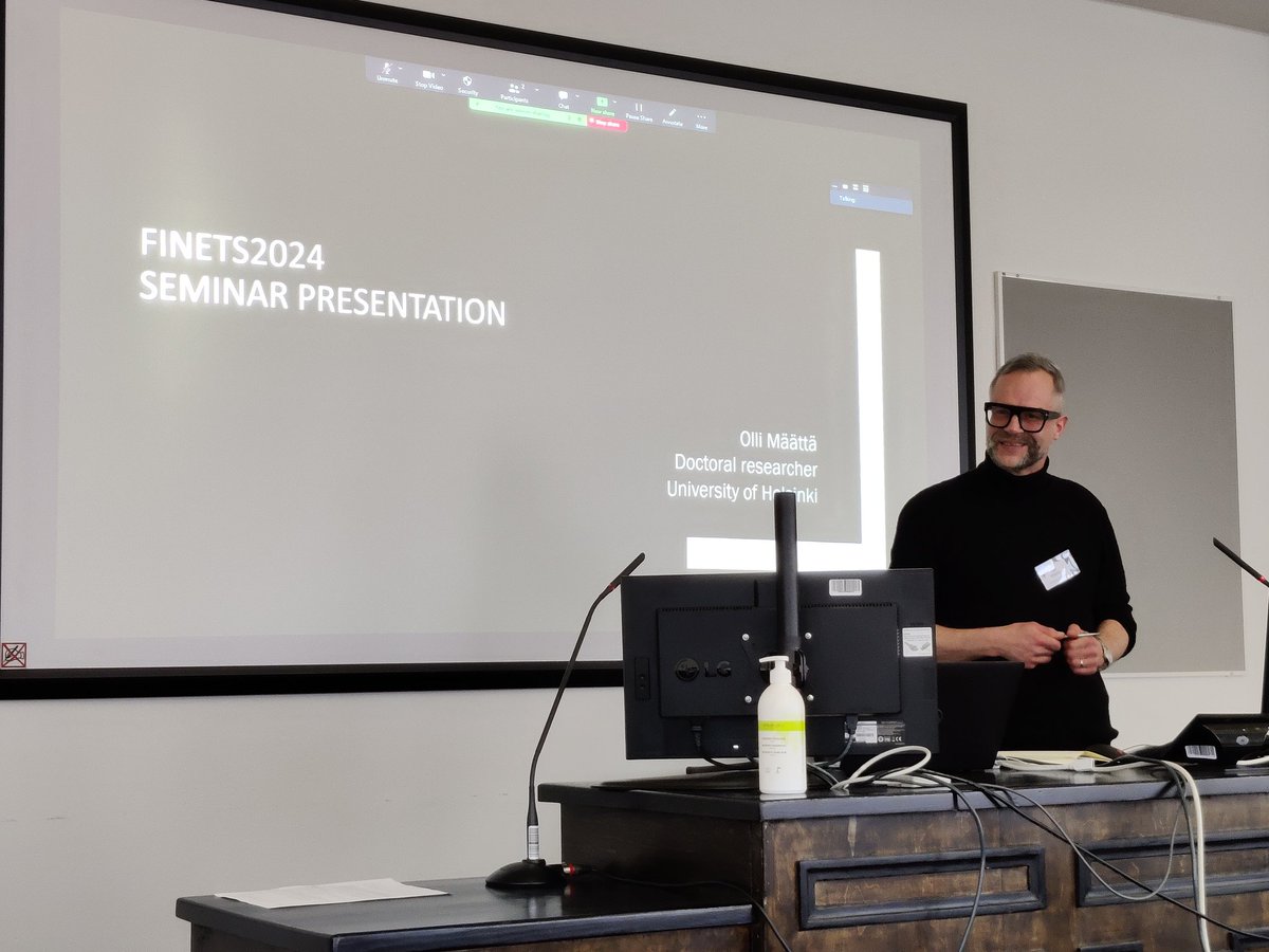 FinETS 2024: Individual presentation
Olli Määttä from University of Helsinki presented his research plan to investigate whether outliers from teacher's dwell duration can tell us more about their visual gaze behavior during teaching. #eyetracking