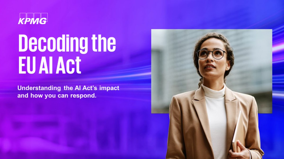 Discover how the provisional EU #AI Act could affect your organization and gain insights into a suggested action plan to navigate the potential impact. social.kpmg/896ltv