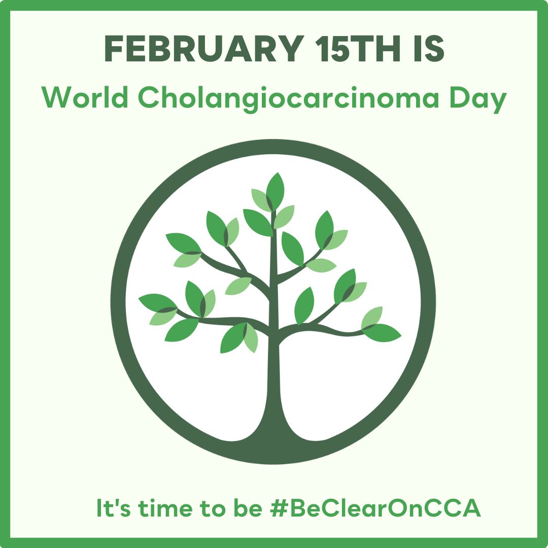 Today is #WorldCCADay! We stand with @CCA_Alliance in calling for a smoother journey to diagnosis for patients with #cholangiocarcinoma. It’s time to #BeClearOnCCA. Sign the pledge to show your support: globalccaalliance.com/sign-the-pledge. 💚