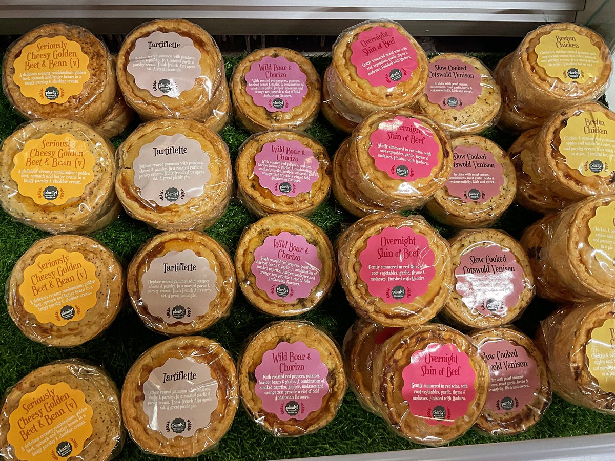 New in today! The incredible Plenty Pies made locally in Woodchester! #shoplocal #InStroud #pies