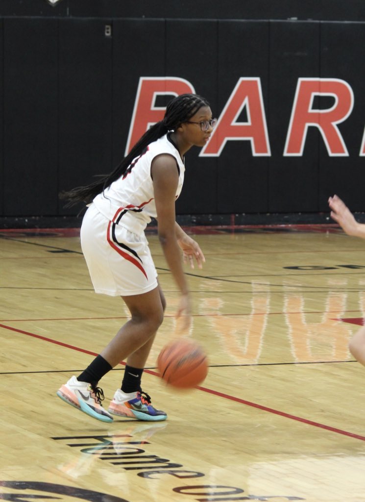 Congratulations to Lady Barron Sophomore Angel Smith on being selected by the  GMC Coaches 2nd Team All DIVISION. Super proud of you 👊🏻❤️🏀