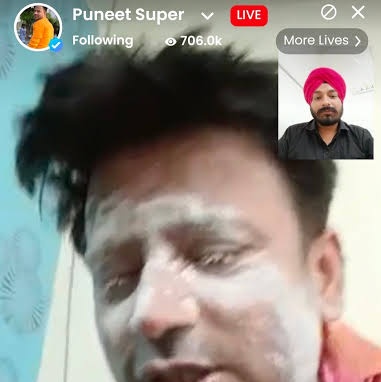 #PuneetSuperstar live watching on EloElo app was 706K😂