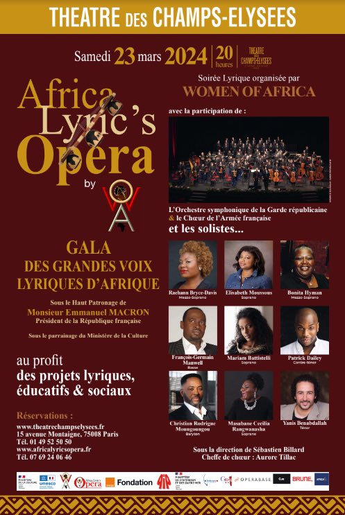 AFRICA LYRIC'S OPERA - Les Voix d'Opéra d'Afrique tweet media