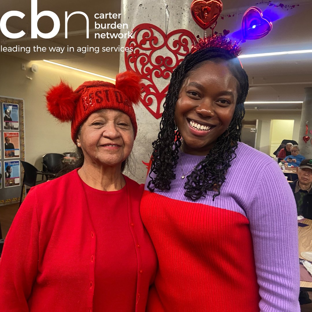 We had a blast celebrating Valentines Day at the Carter Burden Luncheon Club yesterday! Members dressed up in festive colors, had a Valentines Day lunch, and created Valentines for each other. To learn more about our monthly programming, visit bit.ly/cbn3.