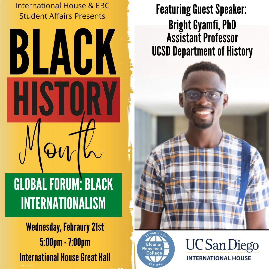 Gyamfi_PhD's tweet image. Come through if you happen to be in the area! @UCSanDiego