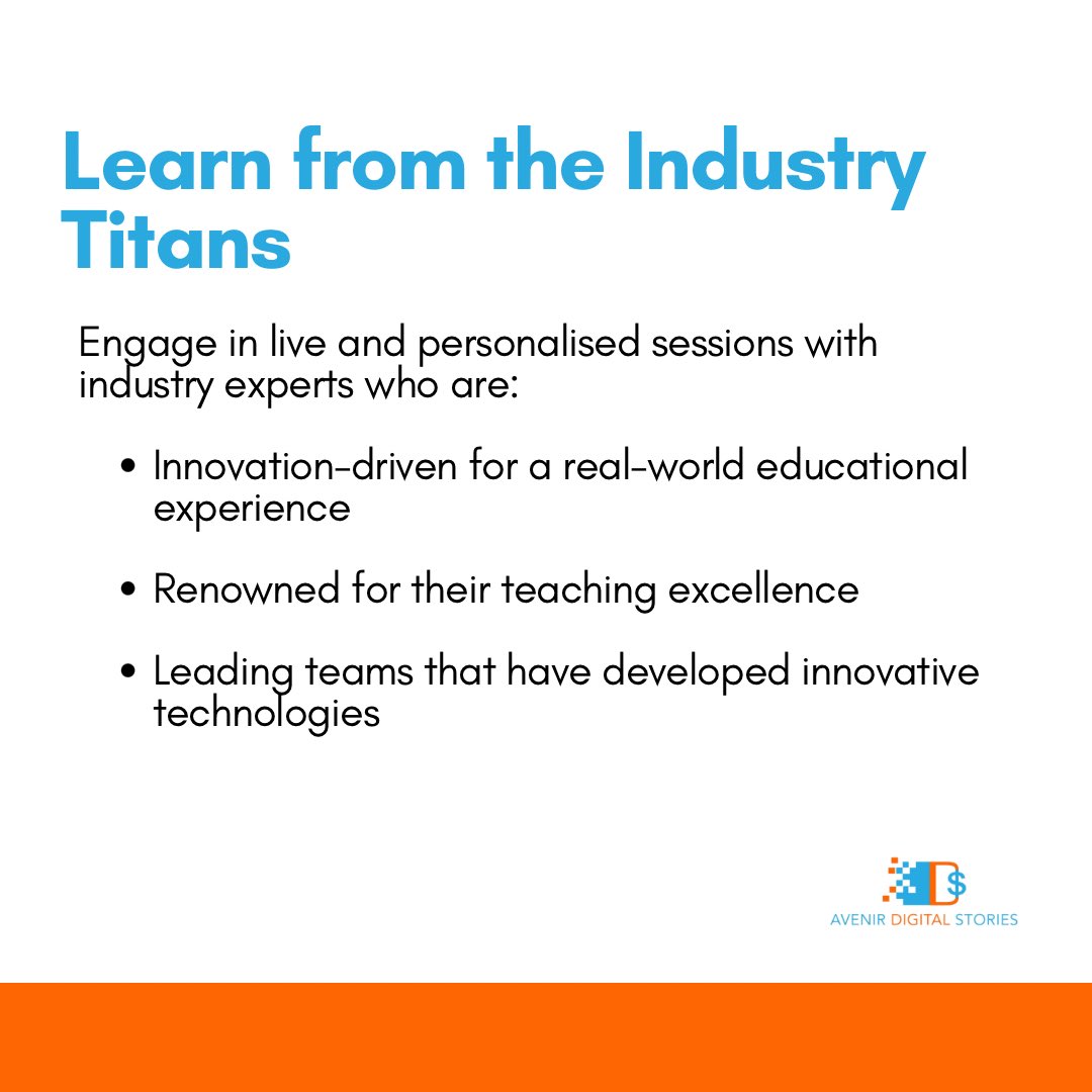 ads_learning's tweet image. Upskill, upgrade and unleash your career with the most in -demand skills and in-depth modules. Book a seat with us and get personalised training, robust support, industry exposure and much more. DM or call us at  +91 98991 73901 right now! 
#learningcourses #upskill