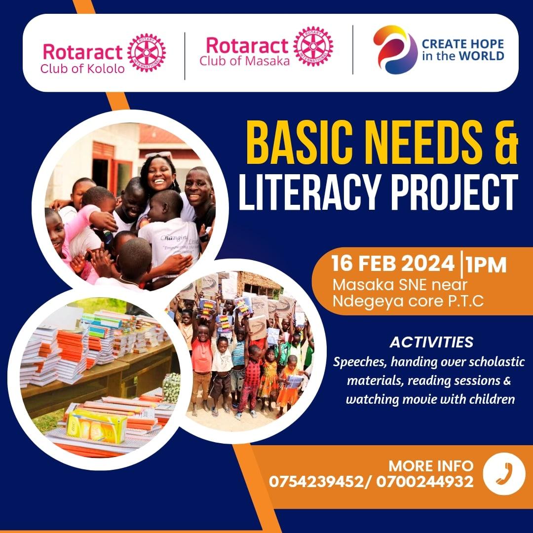 Masaka SNE is established &amp; devoted in educating profoundly deaf &amp; hearing impaired children.  Join us this Friday as creat hope in the lives of these less privileged pupils. Let's keep time and pliz invite a friend as stretch our giving hand because #agiverneverlack