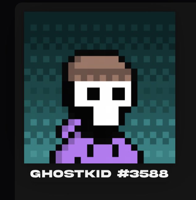 Throwback to a community I really liked! <a href="/GhostKidDAO/">Ghost Kid</a> ! I wonder how they’re doing now?
#nft #solana #crypto #bitcoin