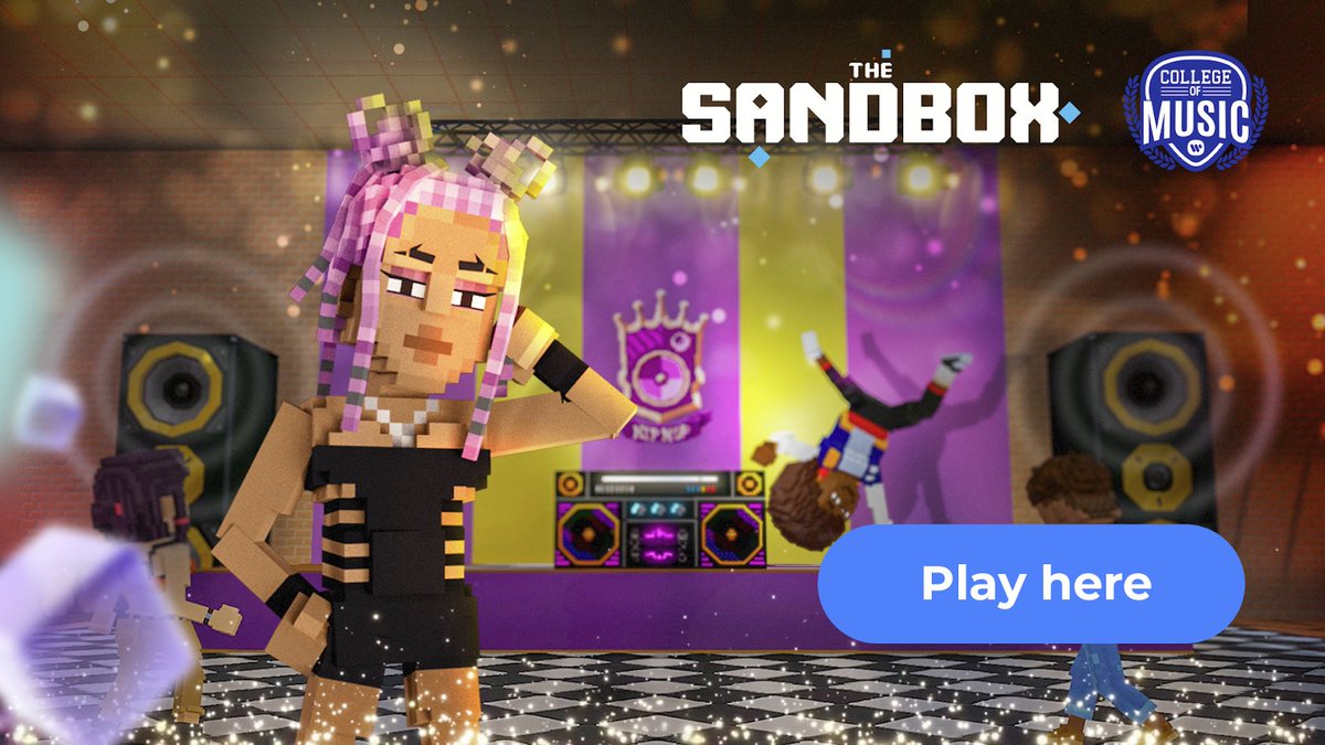 TheSandboxGame's tweet photo. Become an artist in the genre you love!

Join @Arthemermaid in the @warnermusic experience inside @TheSandboxGame and express yourself through music!

#LoveAndMusicTSB https://t.co/MLawu0tZsc