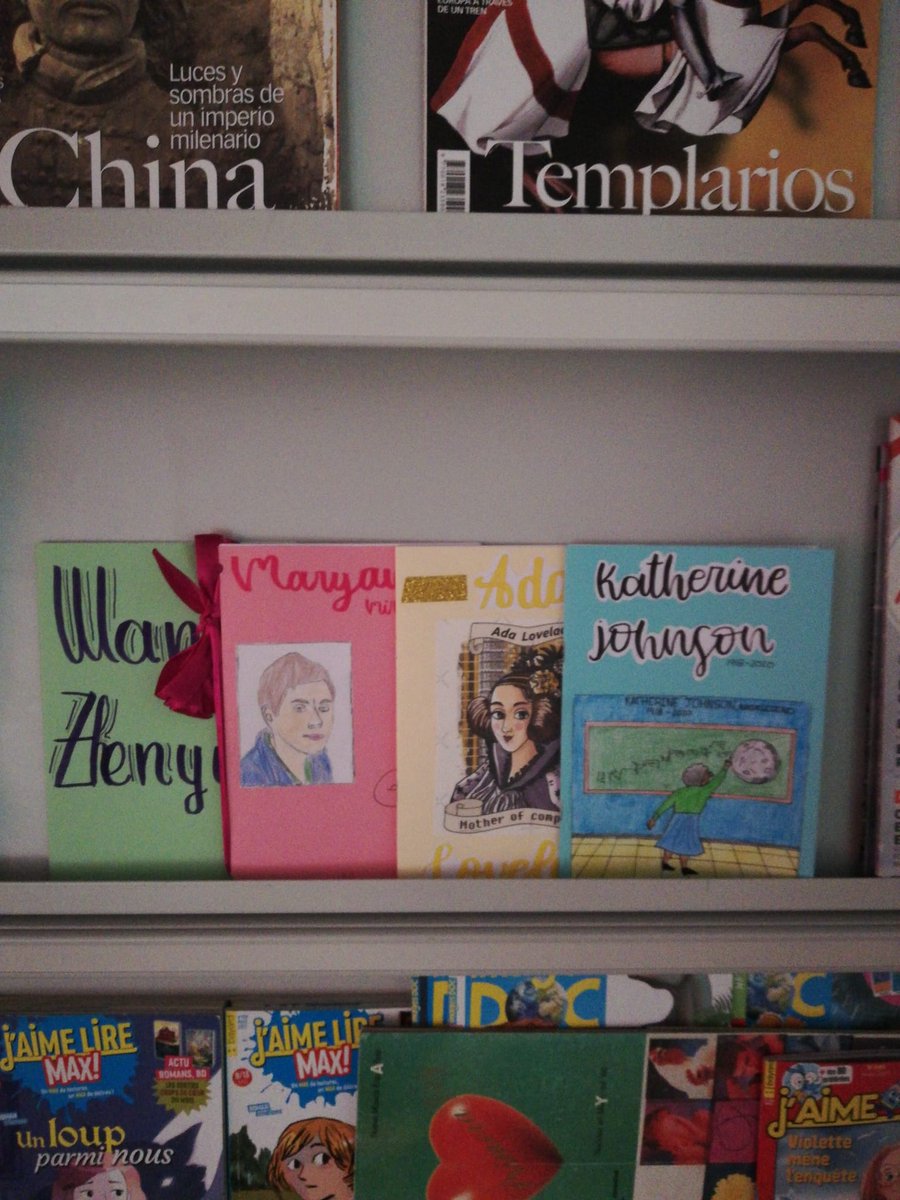 LA SECCIÓN BILINGÜE de 1º de ESO ha editado, durante la SEMANA DE LA CIENCIA 2024, unos cuadernillos en inglés sobre la historia de varias mujeres matemáticas ilustres, que ya tenemos en nuestra biblioteca. ¡GRAN TRABAJO! #diadelamujerylaninaenlaciencia