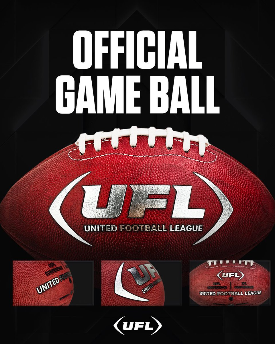 Officially official 🏈 Head to our newly designed website to look around and be among the first fans to get their own game ball ⬇️ theUFL.com | shop.theUFL.com #UFL2024 | @BigGameUSA