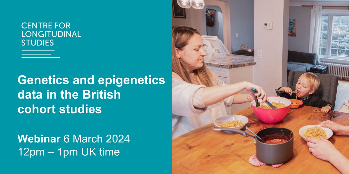 For our next CLS #webinar on 6 March we will outline the #genetic and #epigenetic data available in the CLS cohort studies including real-world examples of using the data. Registration: tinyurl.com/jp4nd5vj
