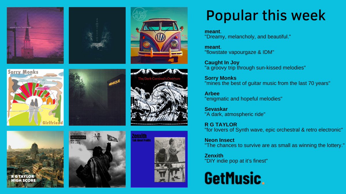 Bandcamp download codes (@getmusicfm) on Twitter photo Popular this week
@meantband <a href="/subjangle/">subjanglesounds</a> <a href="/arbeemonkey/">Arbee</a> <a href="/rgtaylornet/">R G TAYLOR</a> <a href="/neoninsect/">NeonInsect ネオン昆虫</a> <a href="/imzenxith/">Zenxith</a>
#hardsoft #vaporgaze #emotional #melancholic #cinematique #posteverything #headphonemusic #drumandbass #postindustrial #pinkfloyd #electronica #guitarsolos #analogsynths #60spop #indiepop Popular this week
@meantband <a href="/subjangle/">subjanglesounds</a> <a href="/arbeemonkey/">Arbee</a> <a href="/rgtaylornet/">R G TAYLOR</a> <a href="/neoninsect/">NeonInsect ネオン昆虫</a> <a href="/imzenxith/">Zenxith</a>
#hardsoft #vaporgaze #emotional #melancholic #cinematique #posteverything #headphonemusic #drumandbass #postindustrial #pinkfloyd #electronica #guitarsolos #analogsynths #60spop #indiepop