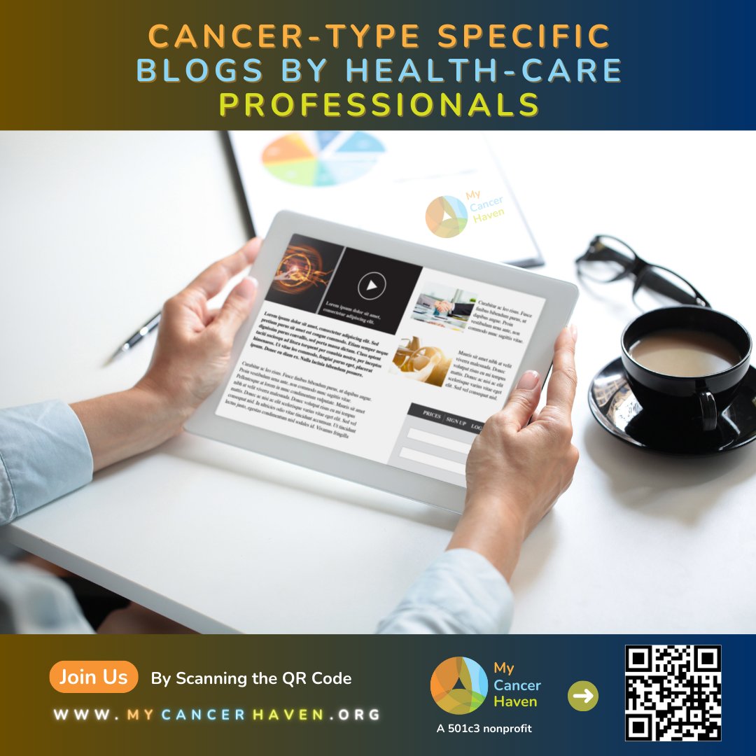 Cancer-type specific blogs by health-care professionals
Join Us at mycancerhaven.org

#cancerawareness #cancersupportcommunity #cancercaregiver #cancerPlatform