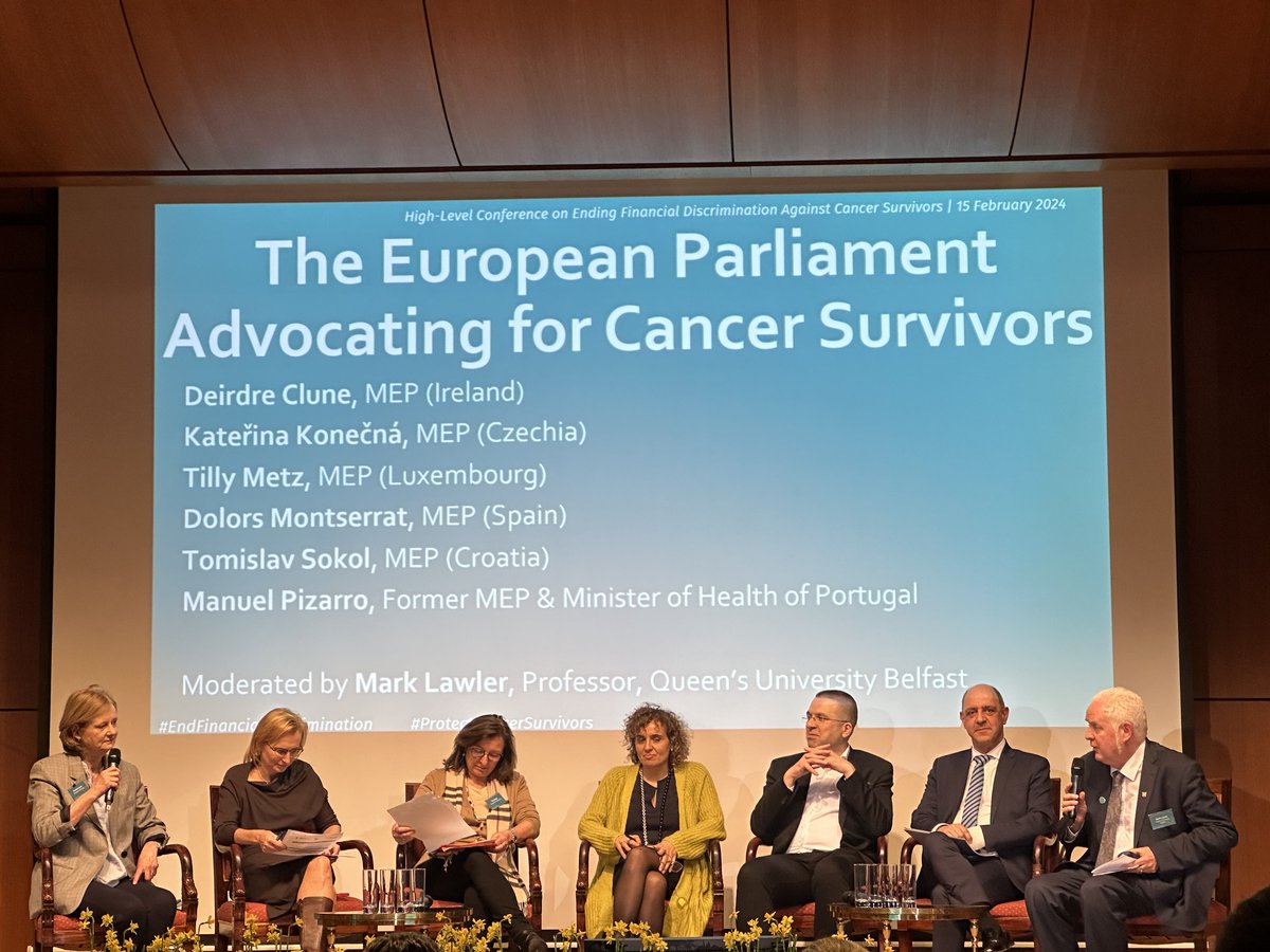 Engaging panel discussion highlighting the significance for collective action in achieving European alignment on the rights of cancer survivors, aiming to put an end to cancer-related discrimination. #EUCancerPlan #EUHealth #Cancer