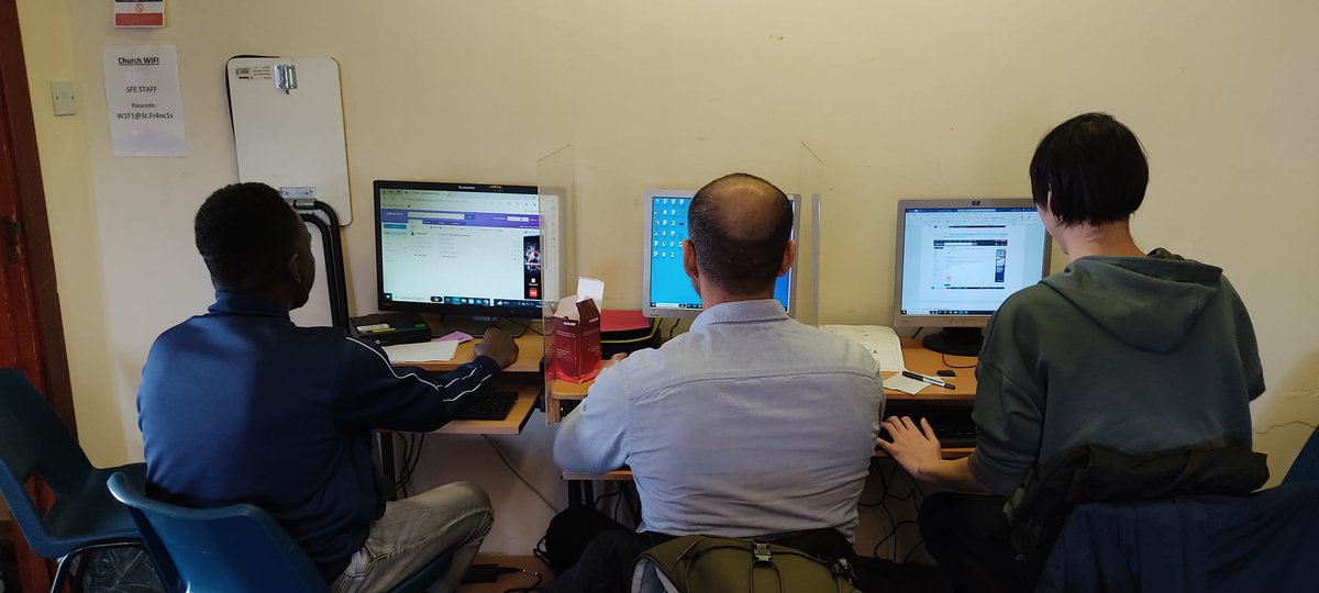 stfcov's tweet image. One of IT lessons underway today, week 5 of their accredited IT course and doing amazing!!