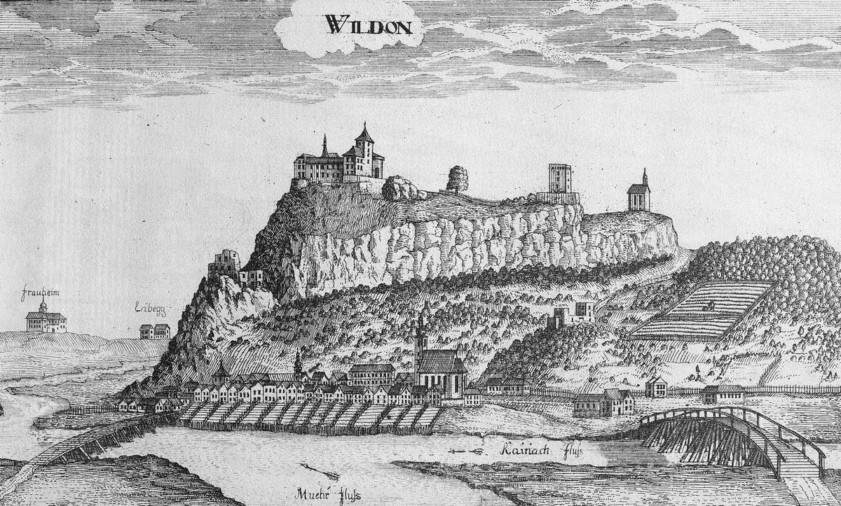 vor400's tweet photo. Burg #Wildon, #Steiermark
"Kaiser Ferdinand II. löste Wolf Globitzer aus und verkaufte Ober-Wildon am 15. Feb. 1624 #vor400 an Hans Ulrich von Eggenberg, der die Burg zu einem Schloss ausbauen ließ."
https://t.co/3dU0ofcGHm
toller Kupferstich von Vischer! (1681) https://t.co/jntVDOPJpp