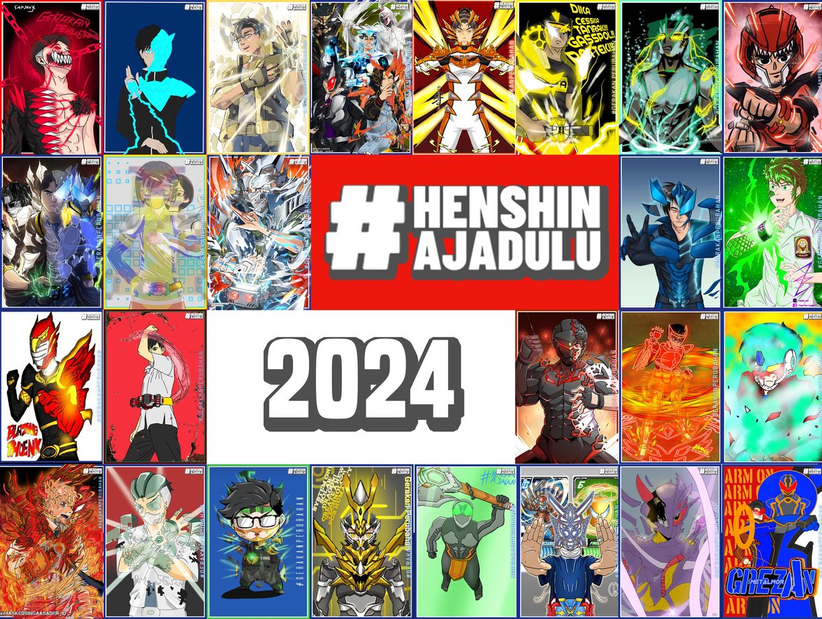 Another awesome collaboration, thank you guys!! ❤️‍🔥❤️‍🔥

#HENSHINAJADULU 2024