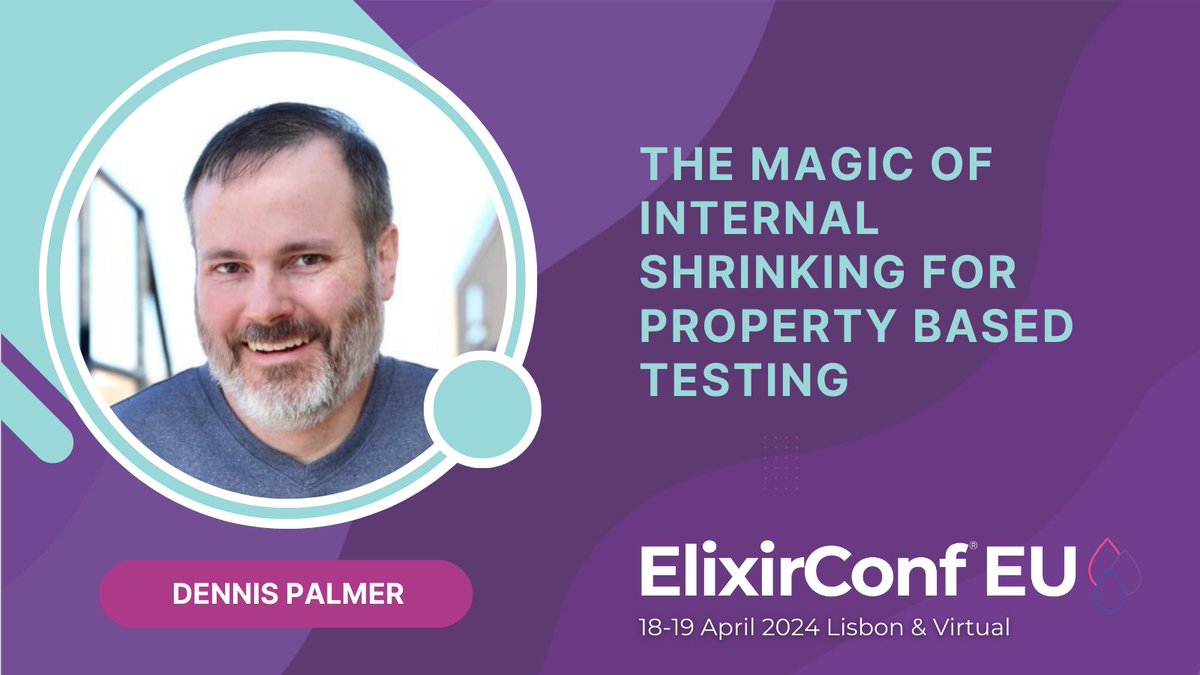 ElixirConfEU's tweet image. Shrinking is the real magic of property-based testing — producing a small, human-readable test case whenever a larger random case causes a test to fail. However, it can be hard to do correctly.
@CoderDennis in his talk will explore the Decorum library, an @elixirlang…