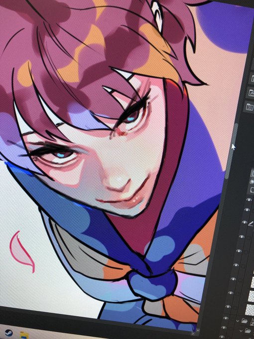 ずっとエドのテーマ曲聴きながらこの前のさくら描いてる。
エドの曲かっこいい。 