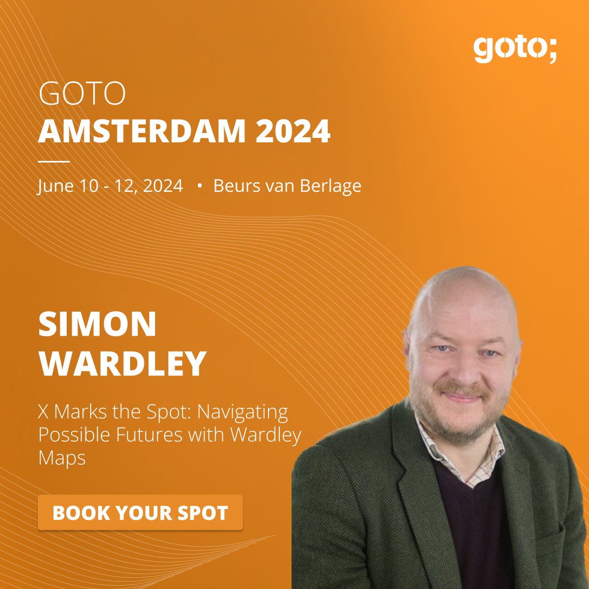 ⚡️Keynote Alert #GOTOams ⚡️

🗺️<a href="/swardley/">Simon Wardley</a>, creator of Wardley Mapping, unveils the art of strategic planning in 'X Marks the Spot: Navigating Possible Futures with Wardley Maps'.

🔎 Gain insights into effective strategic planning and decision-making.

👉🏼 gotoams.nl/2024/speakers/…