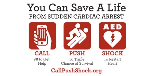 SCAFoundation's tweet photo. Learn CPR and make a difference in someone's life! You never know when you may have to save a life. Be prepared, and become a lifesaver. #CPRSaveALife #YouCanSaveALife #HeartMonth
Remember: CALL | PUSH | SHOCK https://t.co/msKZ58FWun