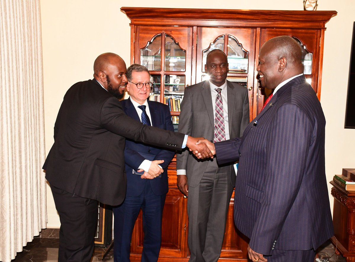 Engaging dialogue with First Vice President Reik Machar Discussed a range of topics - #HumanRights violations, election preparations and security arrangements #SSOT #SSOX