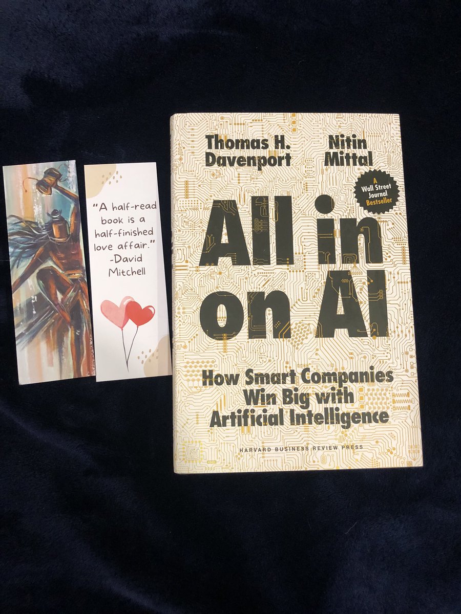 SSohaard's tweet image. My latest book purchase is this book related to AI. It’s titled as “All in on AI” 
Thanks to @PadhegaIndia_ for offering a great price for this book. Wonderful bookmarks . #AllInOnAI #BookTwitter
