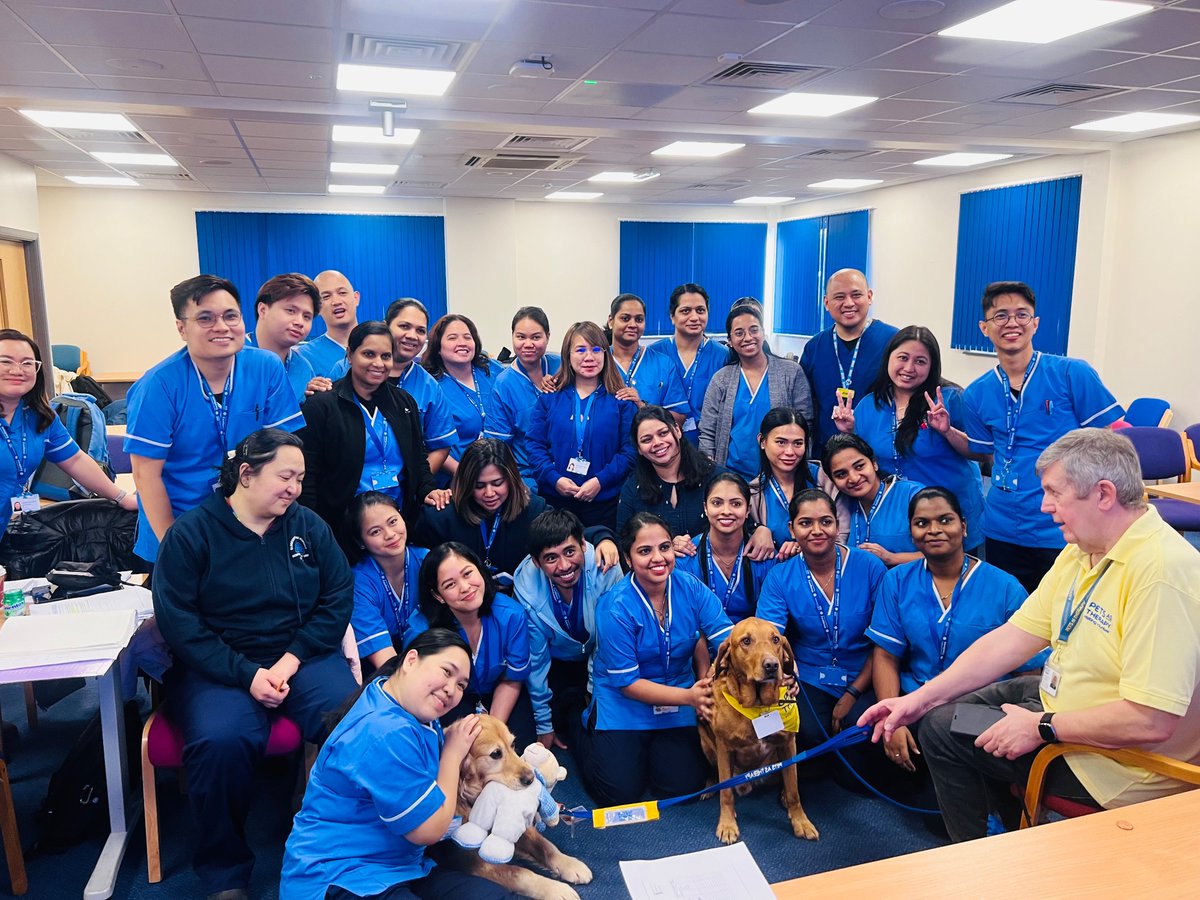 Elizabeth Abraham (@myabraham) on Twitter photo Our therapist has a wagging tail😊. Our IENS having a pet therapy session during their intense OSCE training. #wellbeingThank you Mark and Simone <a href="/GlosHospLib/">The Library & Knowledge Services Team 💙</a> for your support. <a href="/GismoPATdog/">GismoPATdog💙 🇺🇦</a> @GlosProfEd <a href="/alijones25/">Alison Jones</a> <a href="/ninu_jedson/">Ninu Jedson</a> . Our therapist has a wagging tail😊. Our IENS having a pet therapy session during their intense OSCE training. #wellbeingThank you Mark and Simone <a href="/GlosHospLib/">The Library & Knowledge Services Team 💙</a> for your support. <a href="/GismoPATdog/">GismoPATdog💙 🇺🇦</a> @GlosProfEd <a href="/alijones25/">Alison Jones</a> <a href="/ninu_jedson/">Ninu Jedson</a> .