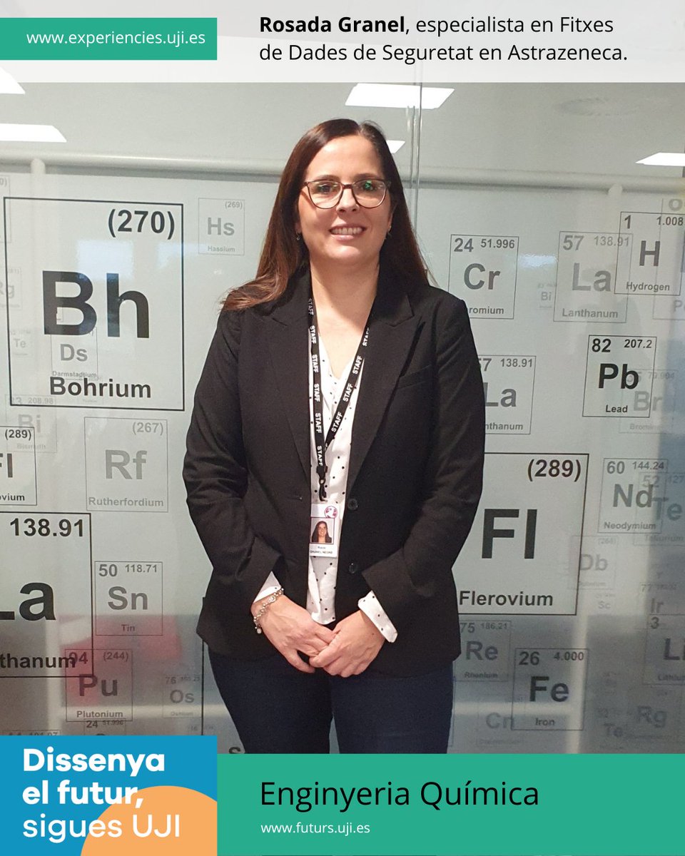 Universitat Jaume I (@ujiuniversitat) on Twitter photo #ExperiènciesUJI amb <a href="/AlumniSAUJI/">AlumniSAUJI</a>:
🟩 1. «El grau en Enginyeria Química està basat fortament en disciplines com a matemàtiques, física, química i enginyeria, però també proporciona coneixements d'informàtica, gestió d'empreses, seguretat i higiene i medi ambient, entre d'altres, #ExperiènciesUJI amb <a href="/AlumniSAUJI/">AlumniSAUJI</a>:
🟩 1. «El grau en Enginyeria Química està basat fortament en disciplines com a matemàtiques, física, química i enginyeria, però també proporciona coneixements d'informàtica, gestió d'empreses, seguretat i higiene i medi ambient, entre d'altres,